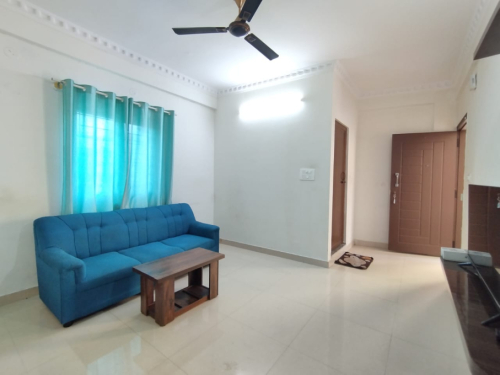 Couple friendly 1BHK furnished Flat in Bilekahalli, BTM Layout